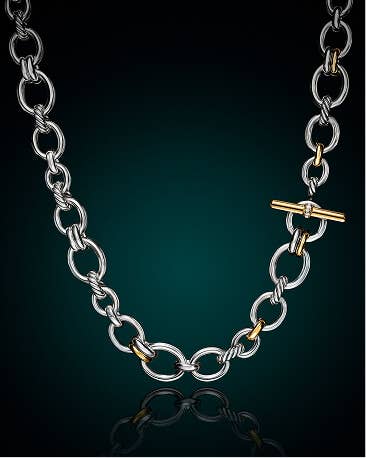 A David Yurman Mercer necklace.